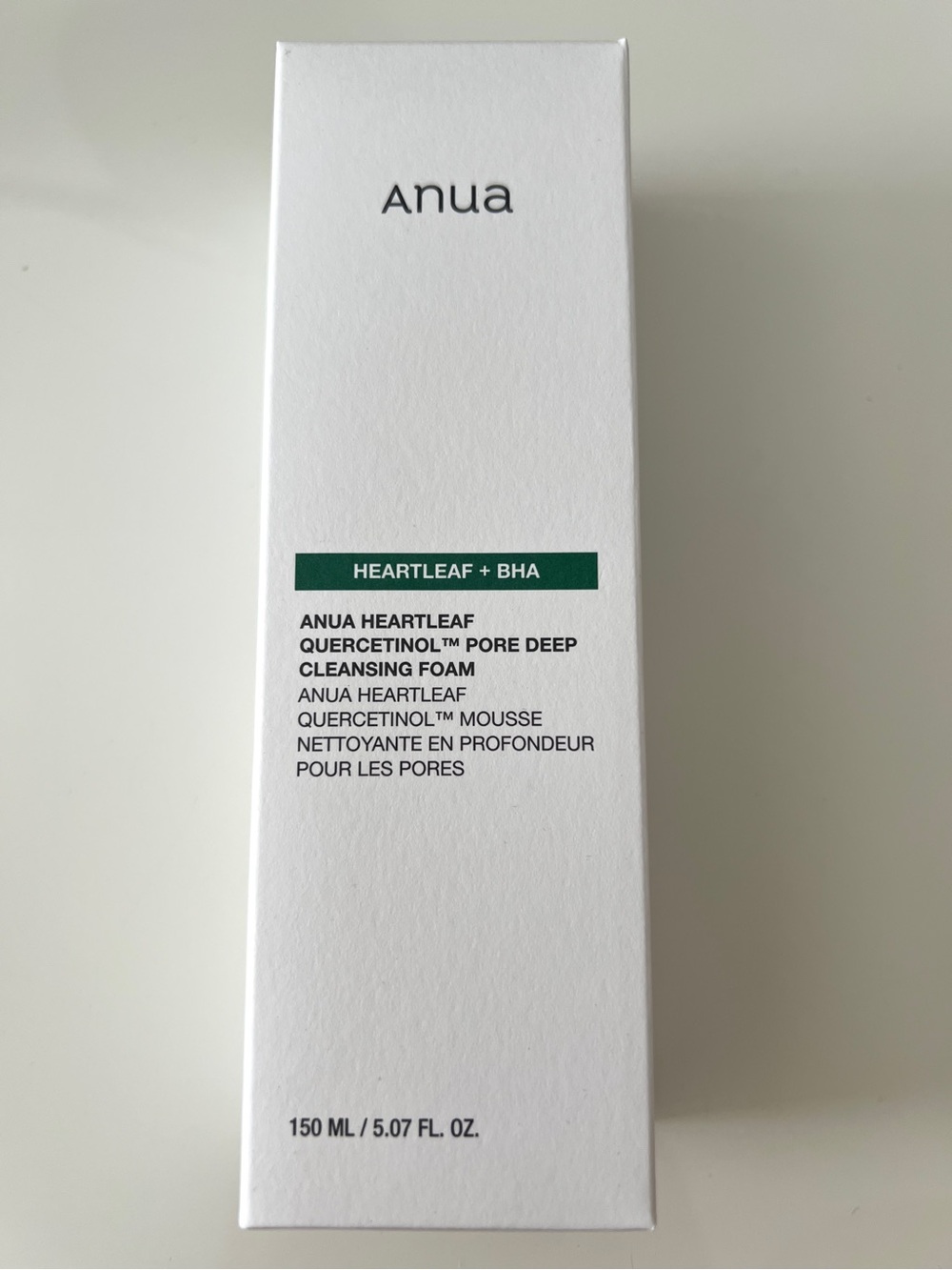 ANUA Heartleaf Quercetinol Pore Deep Cleansing Foam
